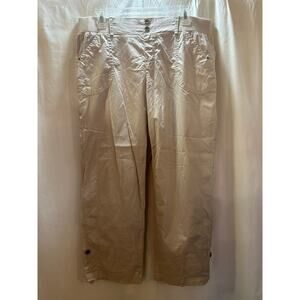 Palm Rio Beige Utility Crop Pants – Size L